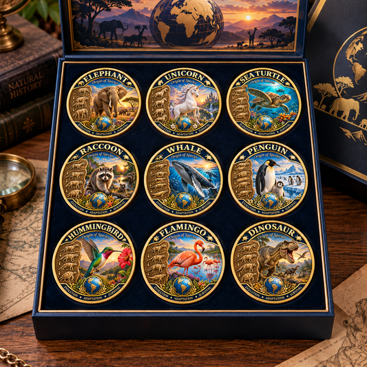 Origin of Species Commemorative Coin – Collectible Gift For Nature Lovers
