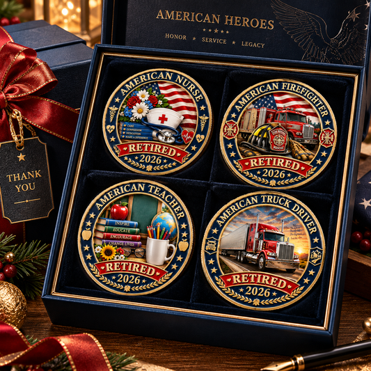 2026 Retirement Commemorative Coin – Retirement Gift for Professionals