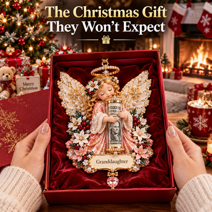 🎄 Christmas Angel Cash Holder Ornament