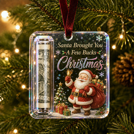 🔥LAST DAY 49% OFF - 🎄Christmas Cash Gift Ornament- Make Cash Feel Like A Real Christmas Gift💵