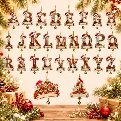 🔥Hot Sale🔥 - Personalized Christmas Initial Ornament – Custom Name & Family Keepsake