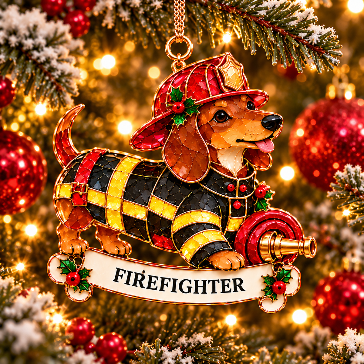 🎄🐶Christmas Career Dachshund Ornaments – A Festive Tribute to Everyday Heroes