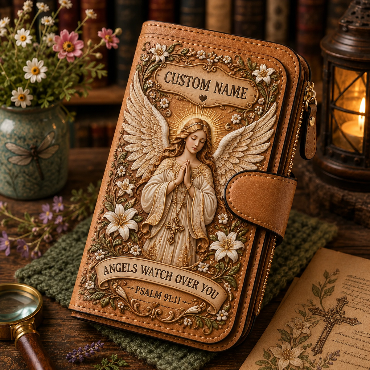 Personalized Christian Faith Wallet ✝️💖