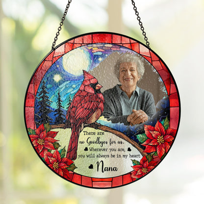 Custom Photo Memorial Cardinal Suncatcher