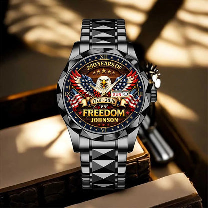 Personalized USA 250th Anniversary Eagle of Freedom Watch