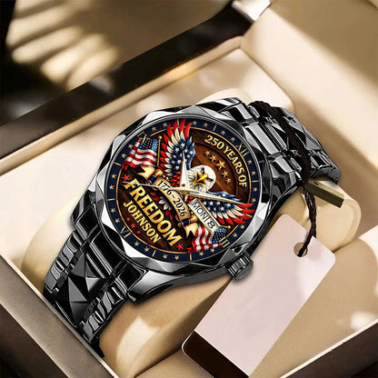 Personalized USA 250th Anniversary Eagle of Freedom Watch