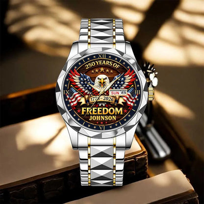 Personalized USA 250th Anniversary Eagle of Freedom Watch