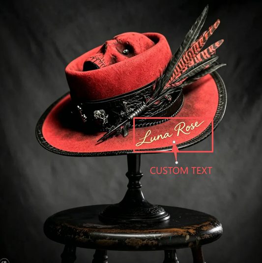 Personalized Red Skull Crown