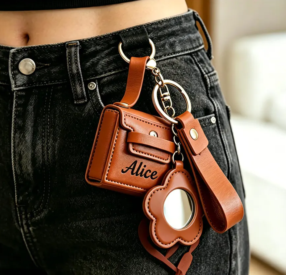 👜 Personalized Mini Bag AirPods Case – Cute, Stylish & Made Just for You