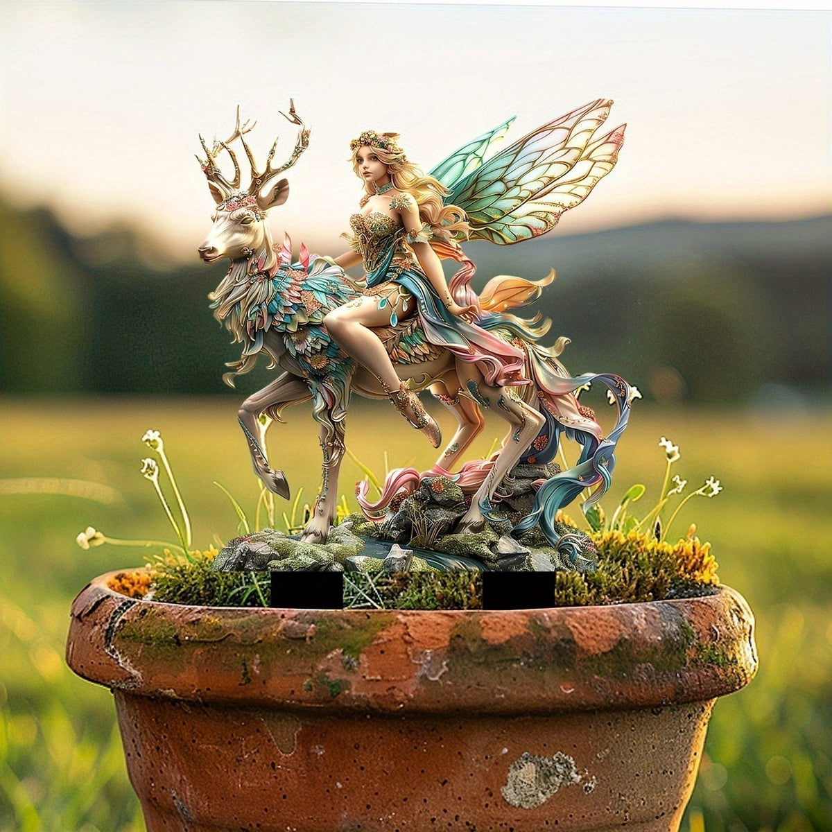 Bohemian Fairy Flower Pot Decoration