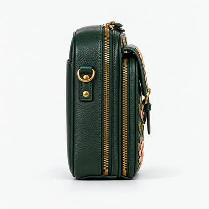 Personalized Hummingbird Crossbody Bag - Custom Name Floral RFID Shoulder Bag 🎁✨