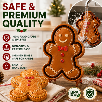 🎄 Christmas Mini Pie Moulds – 8 Festive Embossed Designs