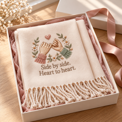 A Hug She Can Wear 💝 Friendship Scarf for Your Best Friend