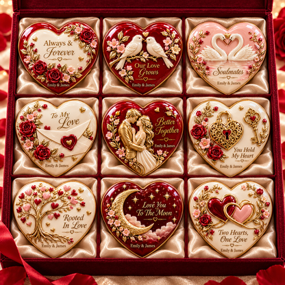 ❤️ Personalized Heart Keepsake – Your Names, Your Forever