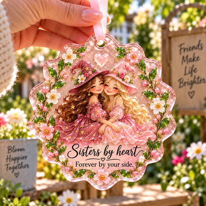 🌸Pink Cute Sea Glass Home Ornament – Keepsake Hanging Decoration