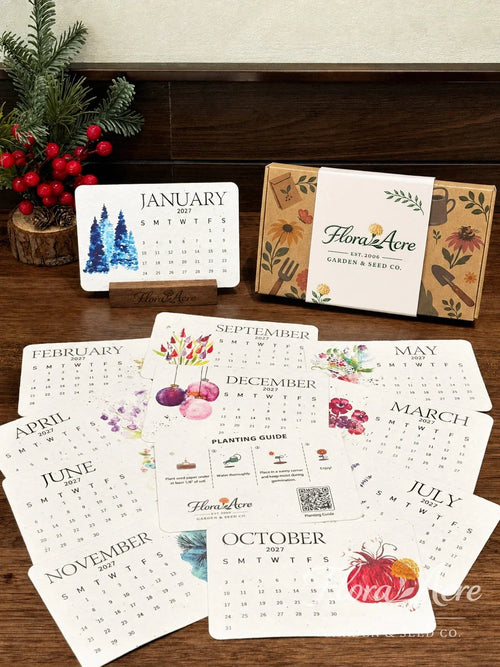🎁Early Holiday Sale 50% OFF🌱Eco-Friendly Plantable “Timeless” Seed Calendar 2027