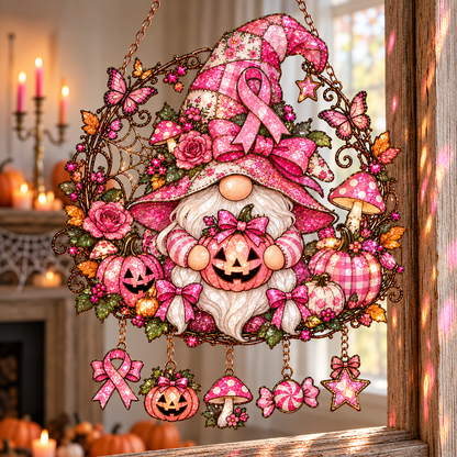 🎀 Pink Ghost Halloween Suncatcher 👻
