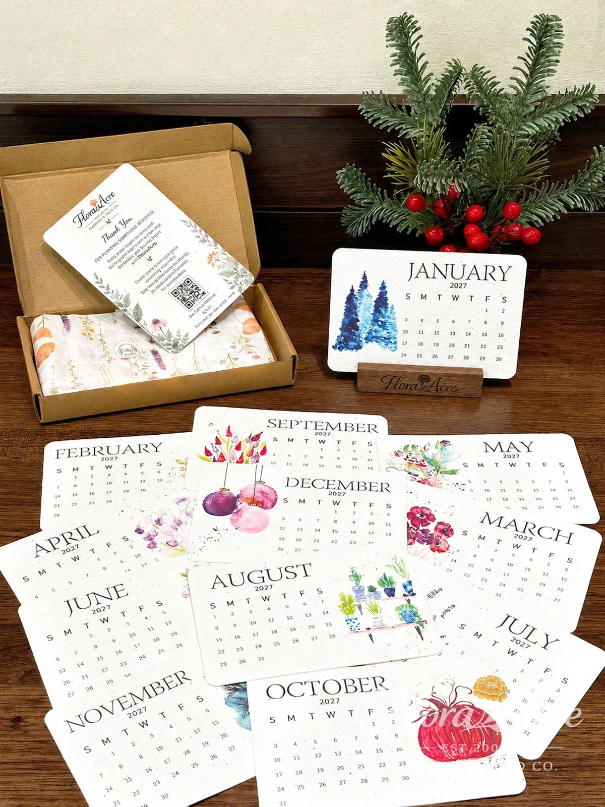 🎁Early Holiday Sale 50% OFF🌱Eco-Friendly Plantable “Timeless” Seed Calendar 2027