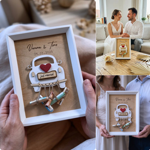 Engraved picture frame for a wedding • Wedding gift ideas