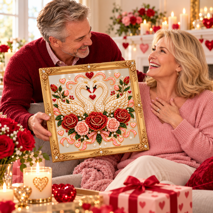 Valentine’s Day DIY Pearl Painting Kit - Romantic Beaded Art Gift💝