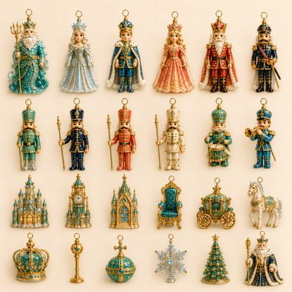 ✨2026 Royal Christmas Palace Luxury Countdown Gift Set