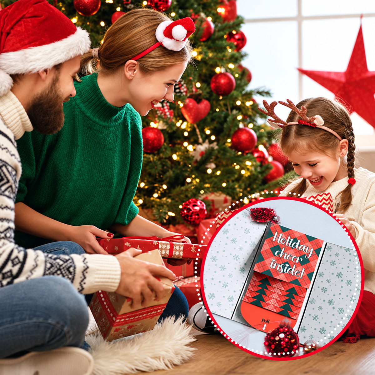 ⏰LAST DAY 50% OFF - 2026 New🎅🎁 Waterfall Christmas Gift Card Booklet 💳✨