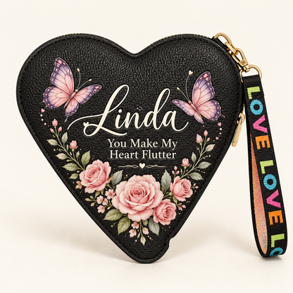 Personalized Heart Coin Purse 💖 A Little Heart, Just for Her