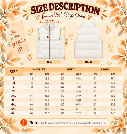 🌸 Her Name in Bloom — Personalized Hummingbird Down Vest