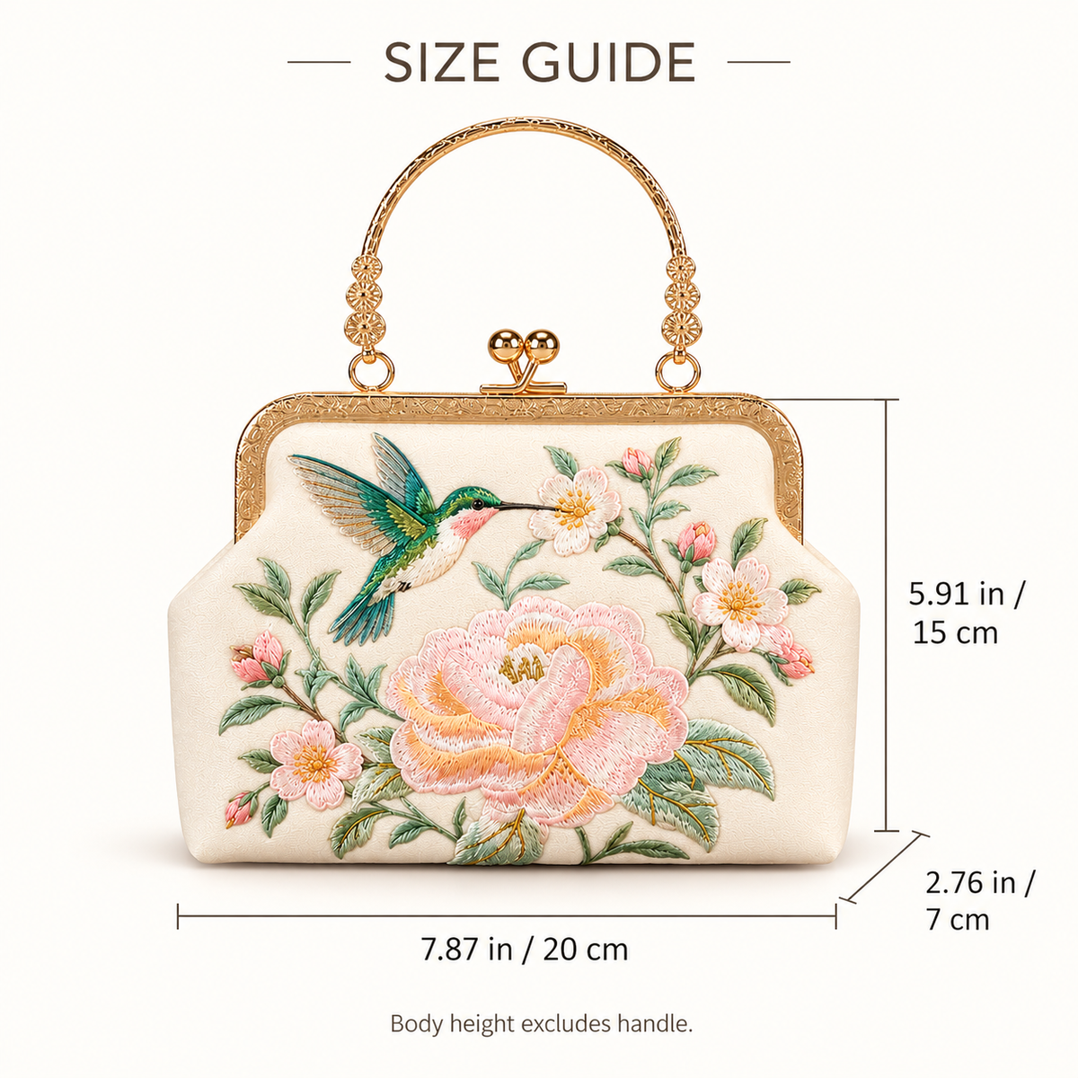 🌸 Carry a Little Garden — Vintage Floral Embroidered Handbag