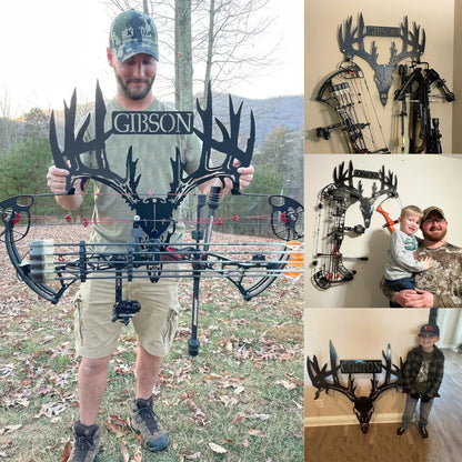 Personalized Metal Deer Skull Rack