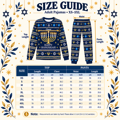 Matching Family Hanukkah Pajamas – Mommy, Daddy & Me 🕎
