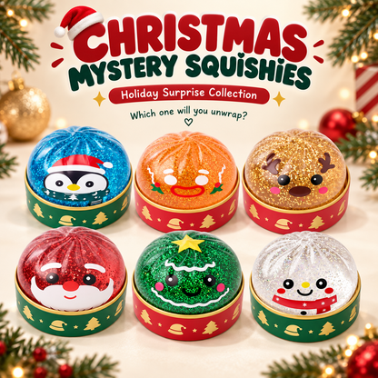 Christmas Mystery Squishies 🎁 6 Mystery Squishies Per Set