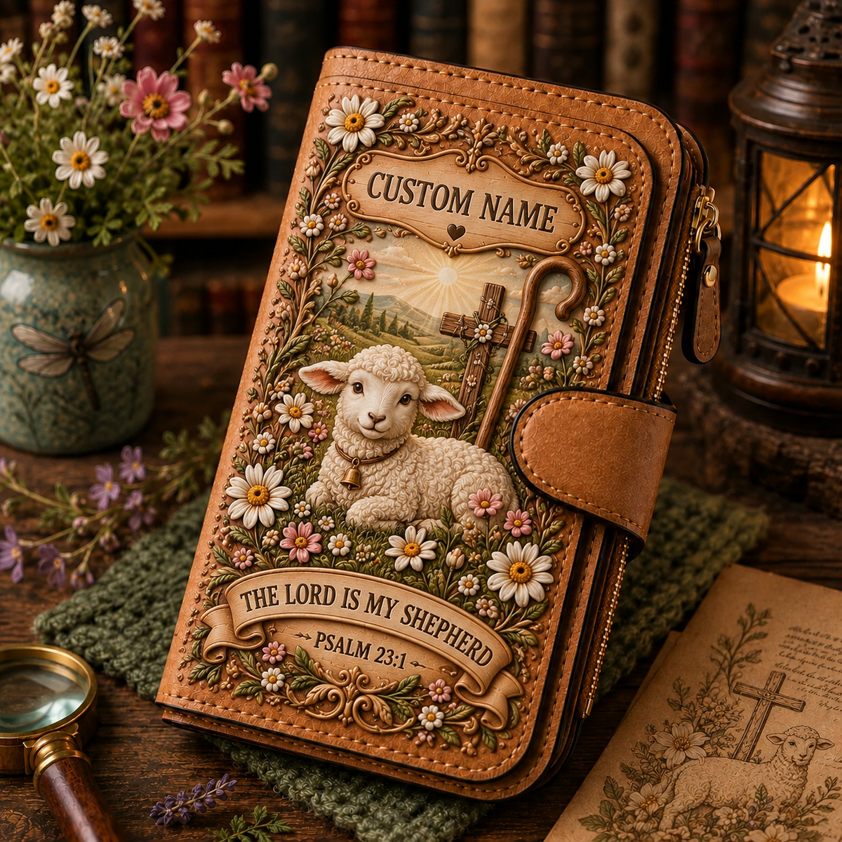 Personalized Christian Faith Wallet ✝️💖