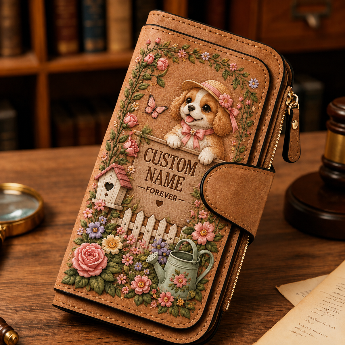 🌸 Personalized Garden Wallet - Perfect Gift For Her 🌿