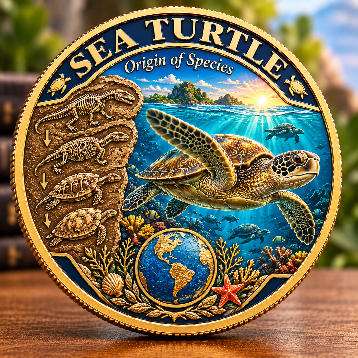 Origin of Species Commemorative Coin – Collectible Gift For Nature Lovers
