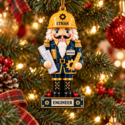 🎄 Personalized Profession Nutcracker Christmas Ornament