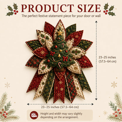 🎉Festive Quilted Christmas Door Hanging DIY Sewing Kit🎄