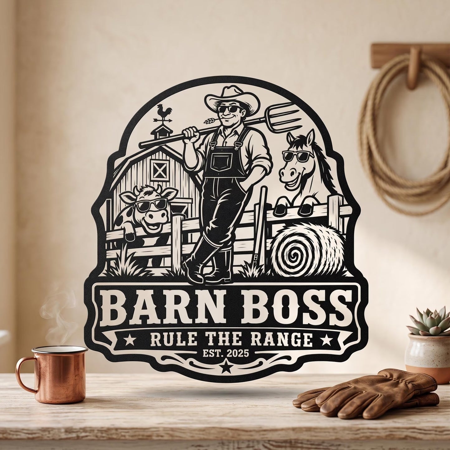 Personalized Family Farm Sign