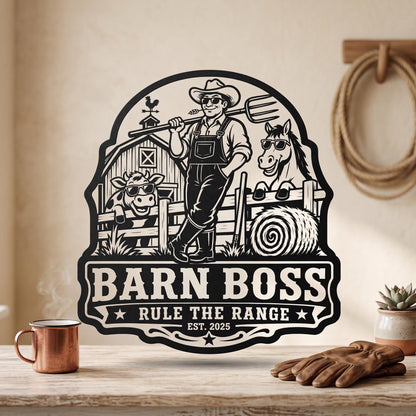 Personalized Family Farm Sign