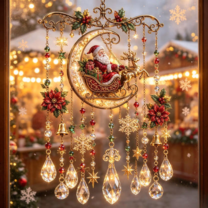 Christmas-Themed Crystal Wind Chimes
