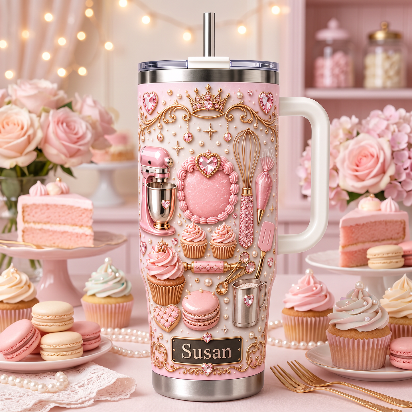 Personalized Baker Tumbler / Gift For Baking Lovers