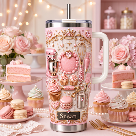 Personalized Baker Tumbler / Gift For Baking Lovers