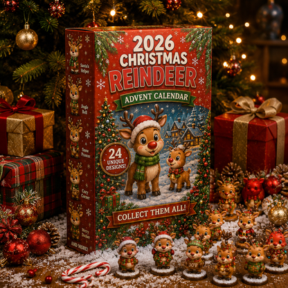 🦌 2026 Christmas Reindeer Advent Calendar — A Collectible Holiday Display Set