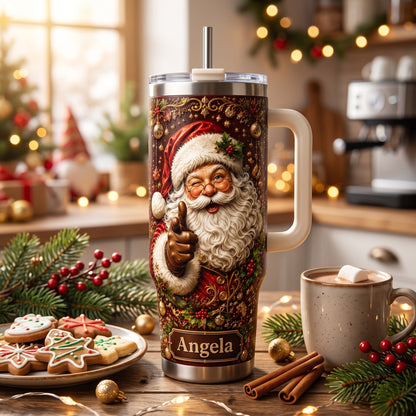 Personalized Santa Christmas Tumbler