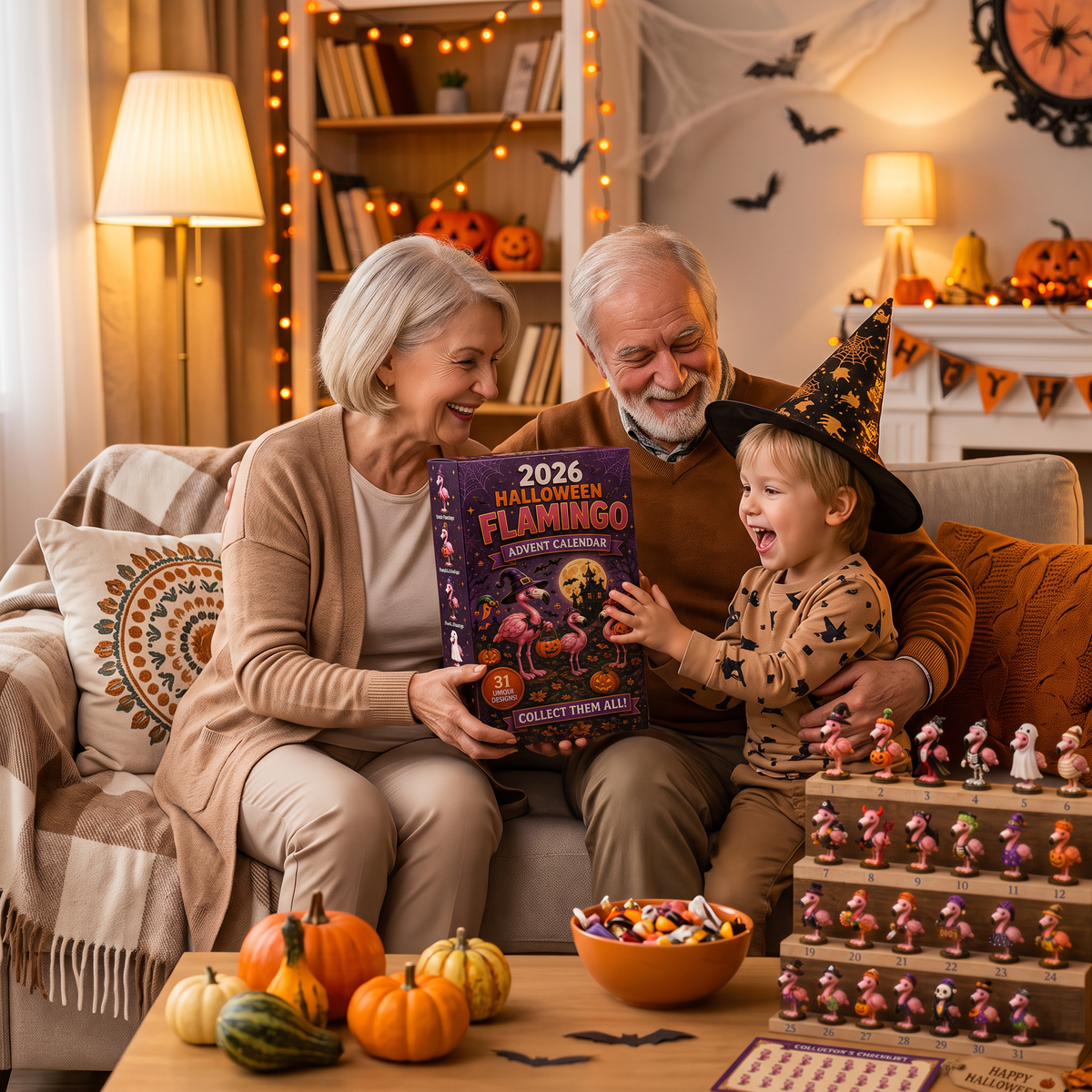 🦩 2026 Halloween Flamingo Advent Calendar – Every Day Brings New Surprises 🎃