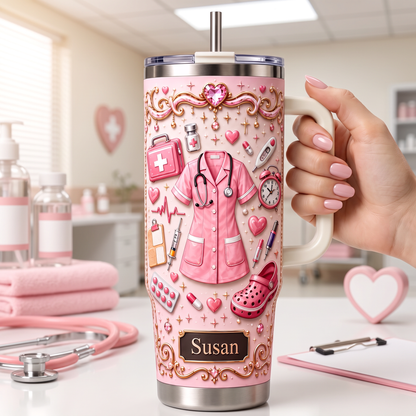 Personalized Nurse Tumbler / Nurse Appreciation Gift🎁