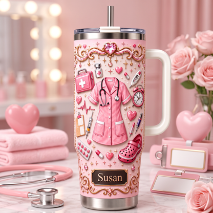 Personalized Nurse Tumbler / Nurse Appreciation Gift🎁