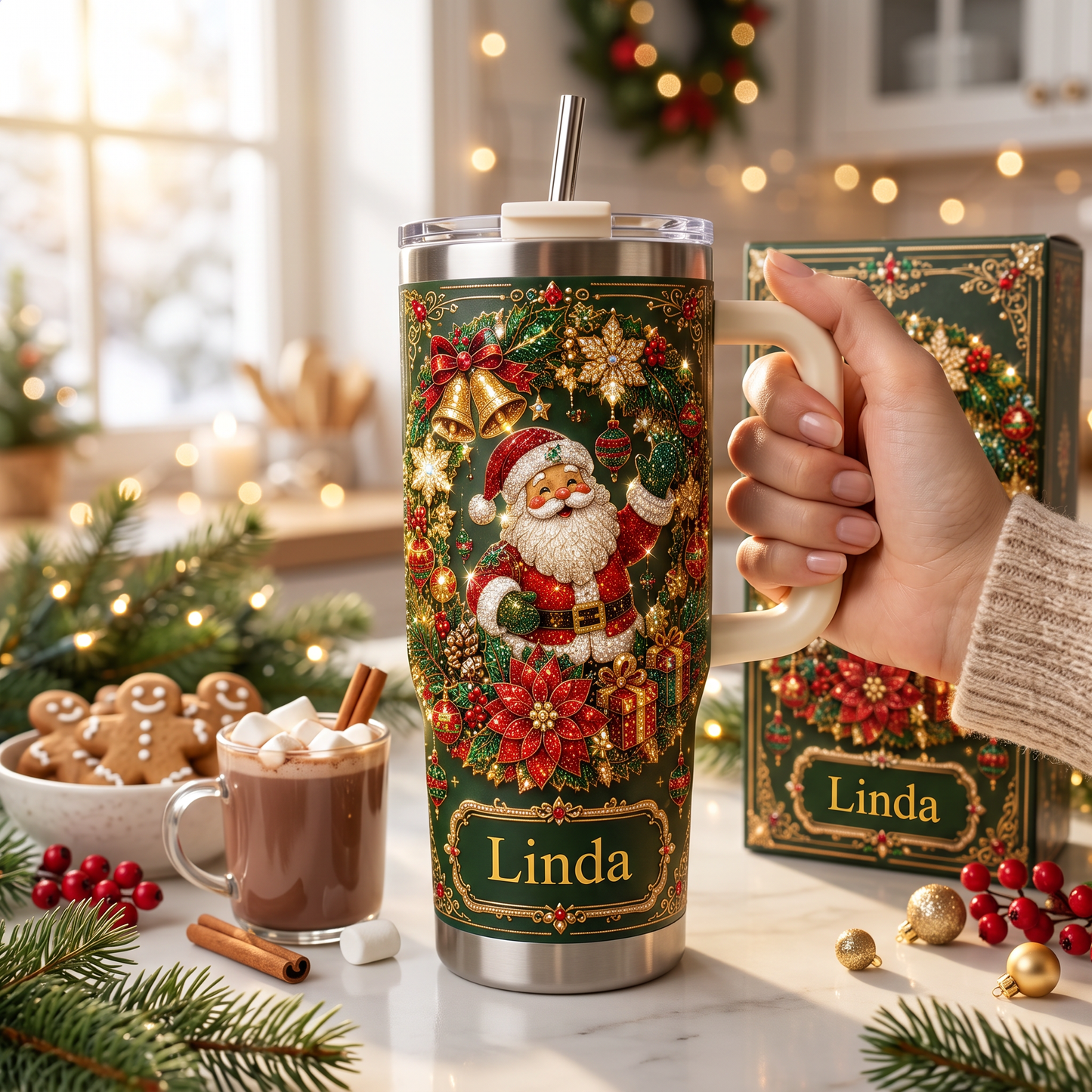 Personalized Christmas Tumbler
