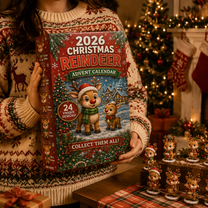 🦌 2026 Christmas Reindeer Advent Calendar — A Collectible Holiday Display Set