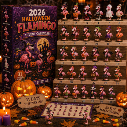 🦩 2026 Halloween Flamingo Advent Calendar – Every Day Brings New Surprises 🎃